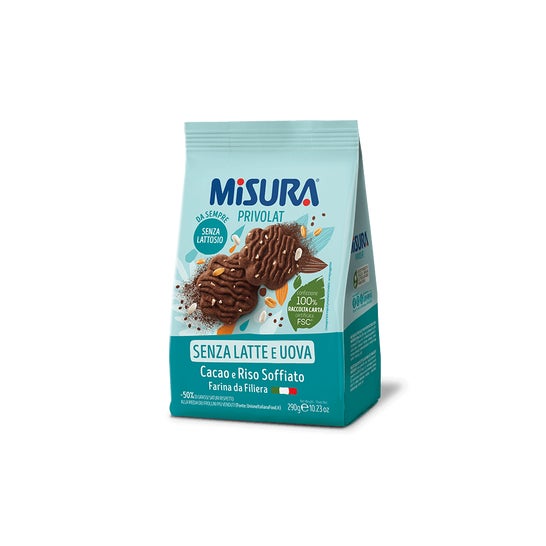 Misura Privolat Biscotti con Cacao e Riso Soffiato 290 g