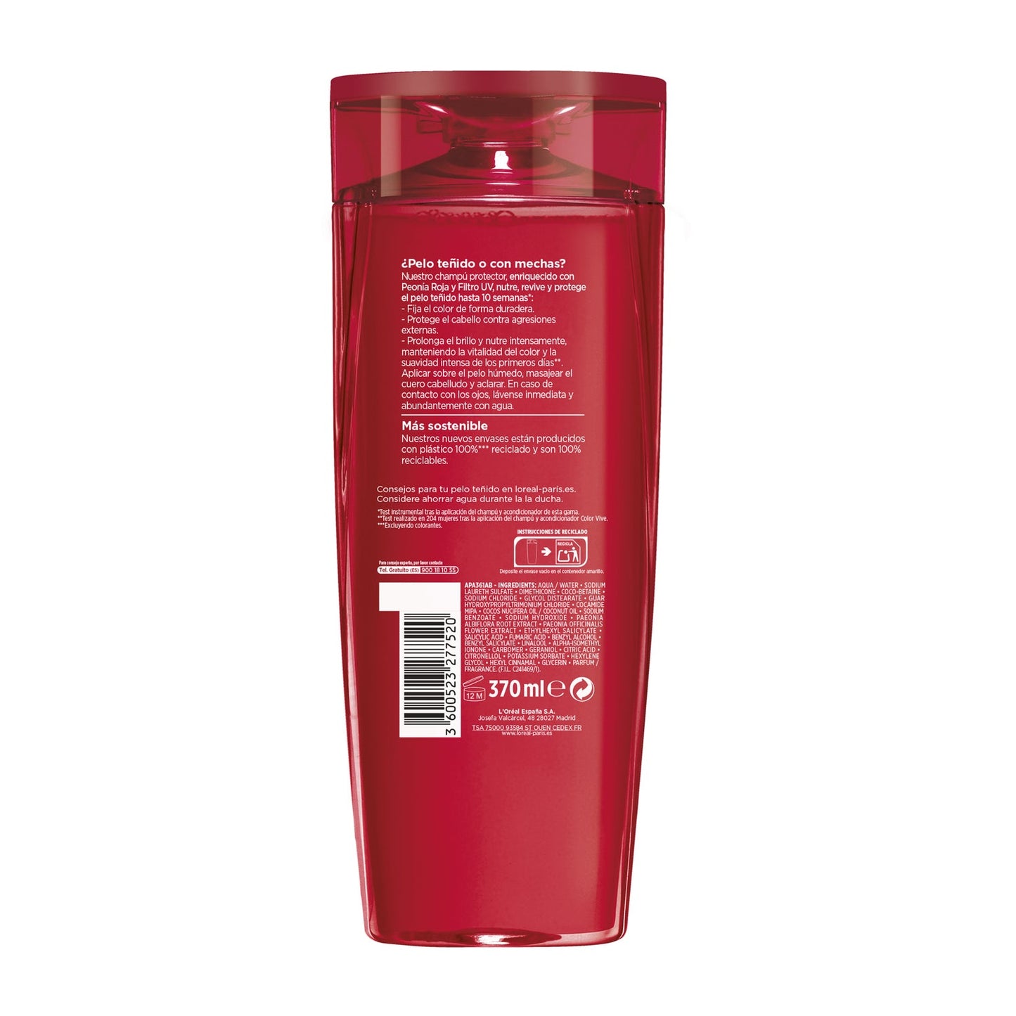 L'Oréal Elvive Color Vive Champú 370ml