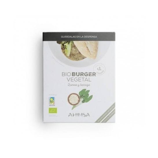 Ahimsa Hamburguesa Vegetal Quinoa Borraja 160g