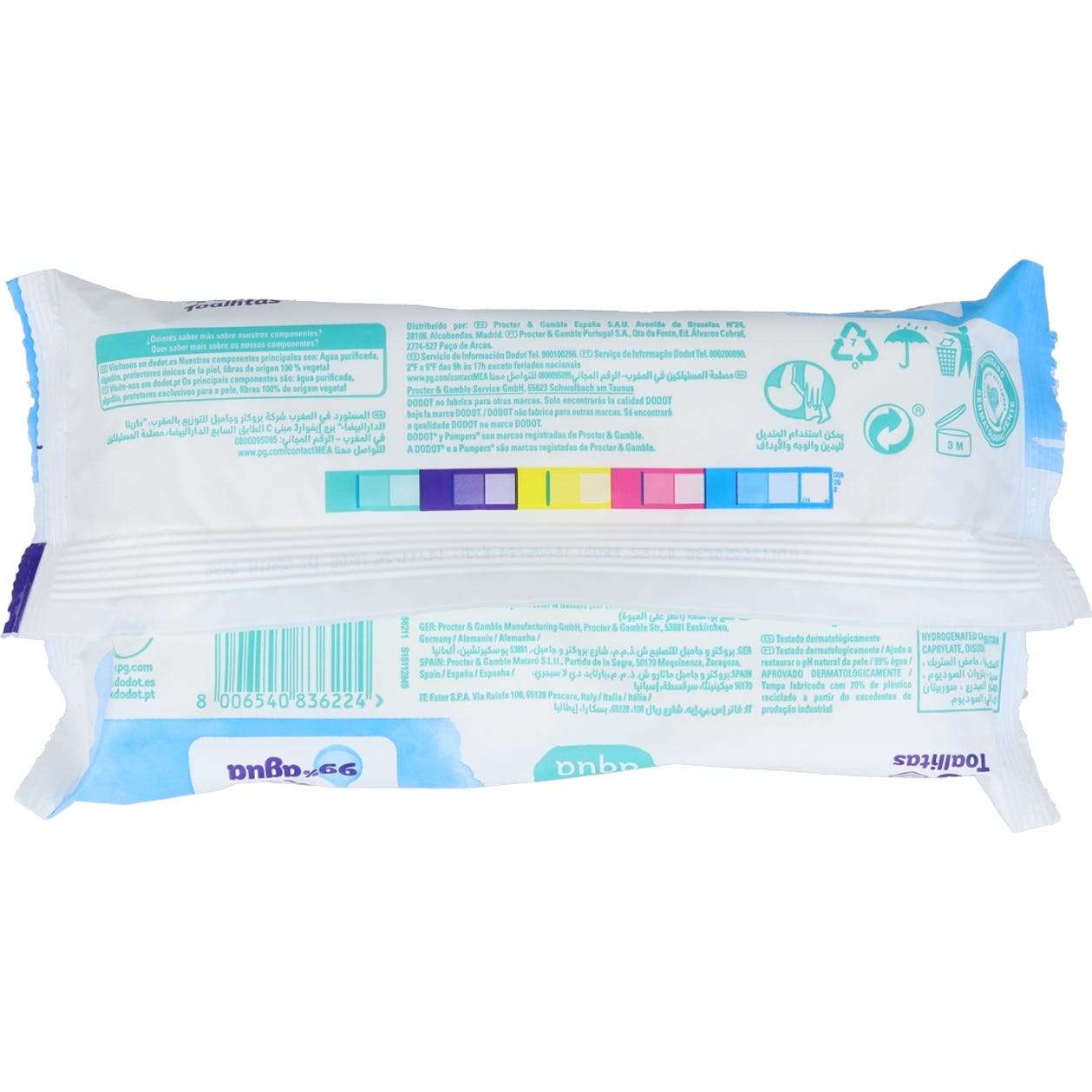 Dodot Aqua Pure Toallitas Algodón Orgánico 48uds