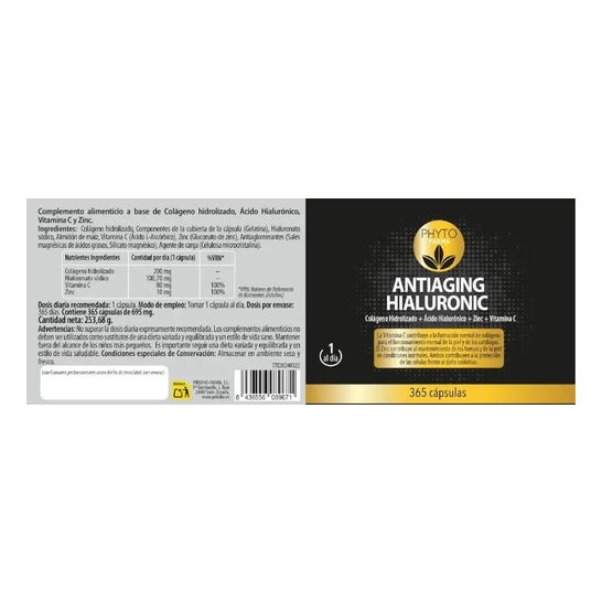 Phytofarma Antiaging Hyaluronic 365caps