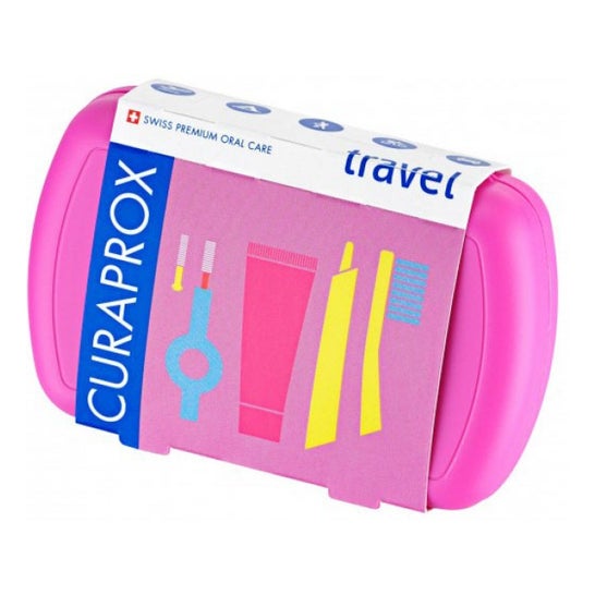 Curaprox Travel Set Caja Rosa