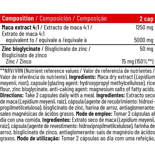 DMI Nutrition Maca 5000 Testosterone Booster 60caps