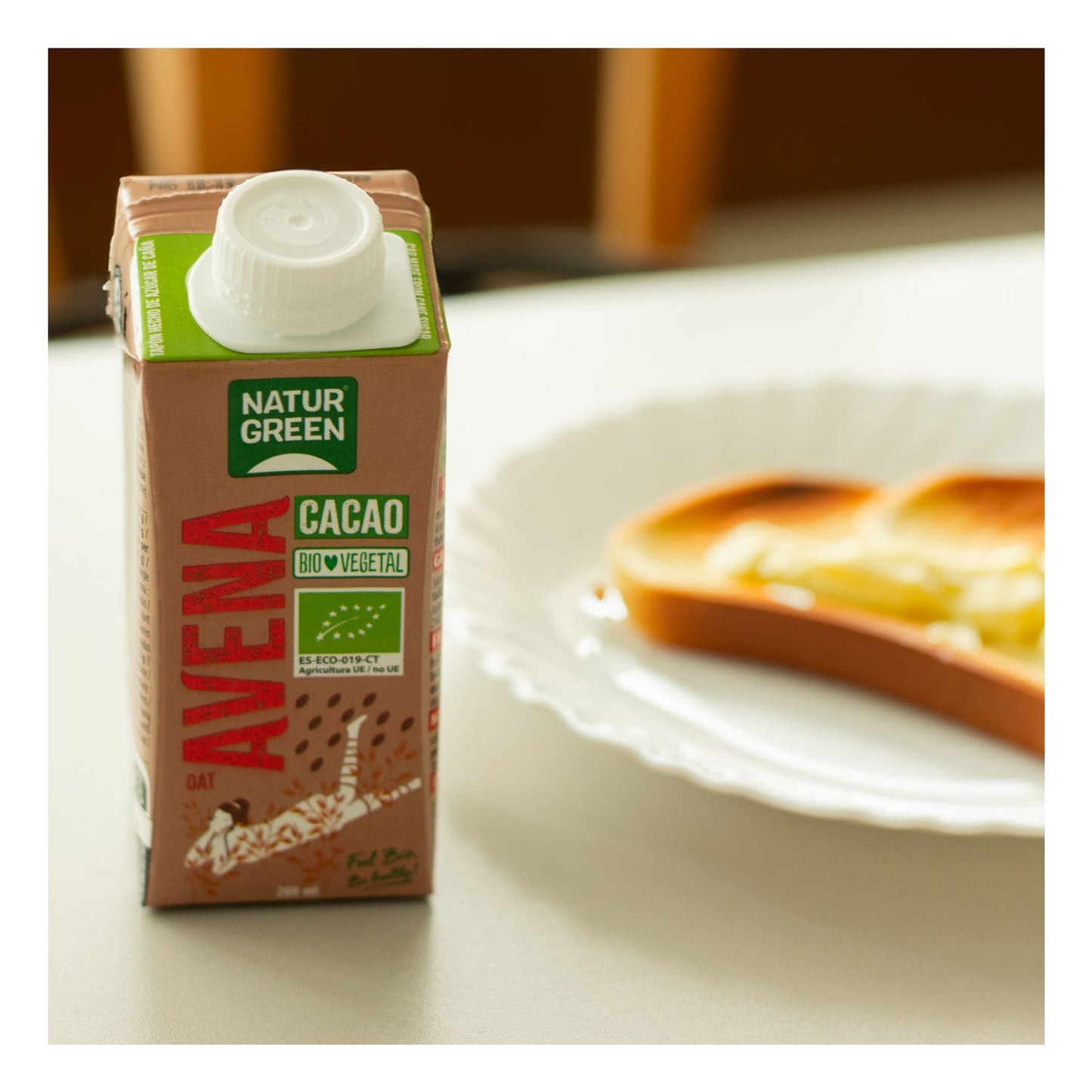Naturgreen Bebida Ecológica de Avena y Cacao 200ml