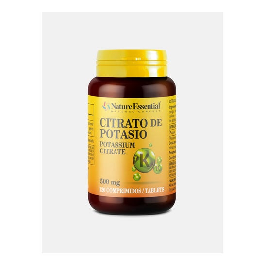 Nature Essential Citrato de Potasio 500mg 120comp