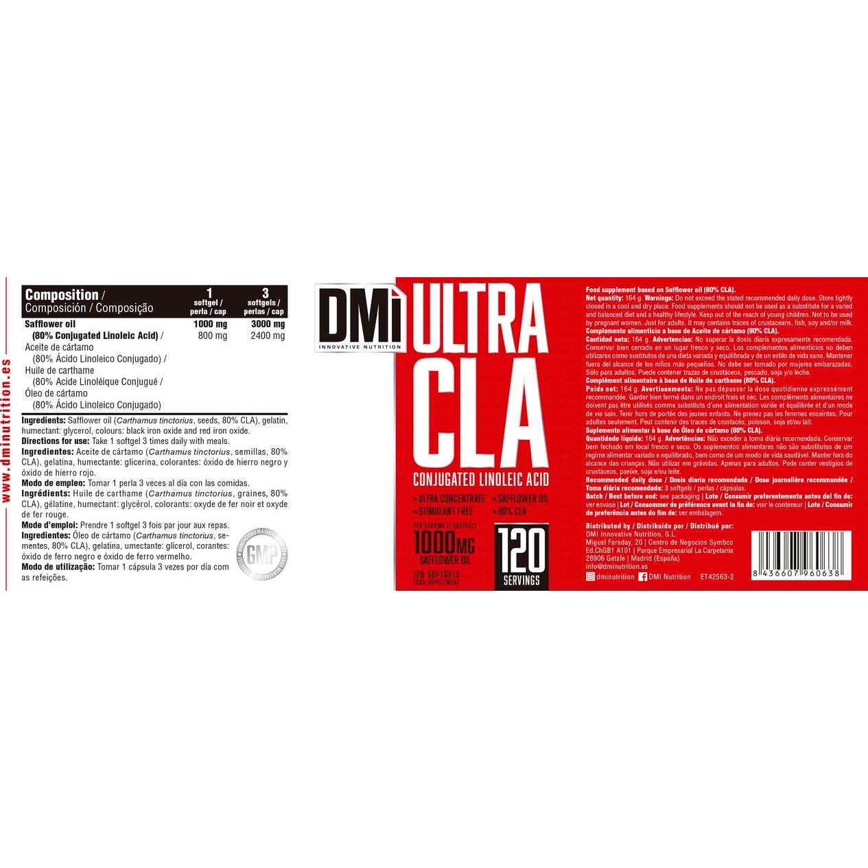 DMI Nutrition Ultra Cla 120 Perlas