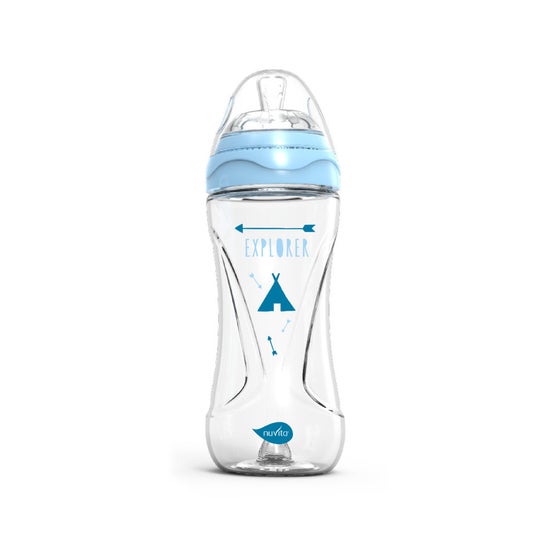Biberón Mimic 330 Ml Azul