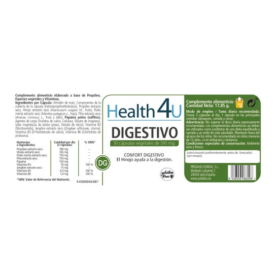 H4 U Digestivo 30 vcaps