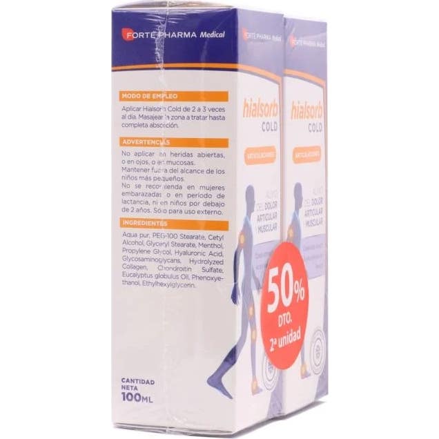 Forté Pharma Hialsorb Cold Crema Fría 2x100ml