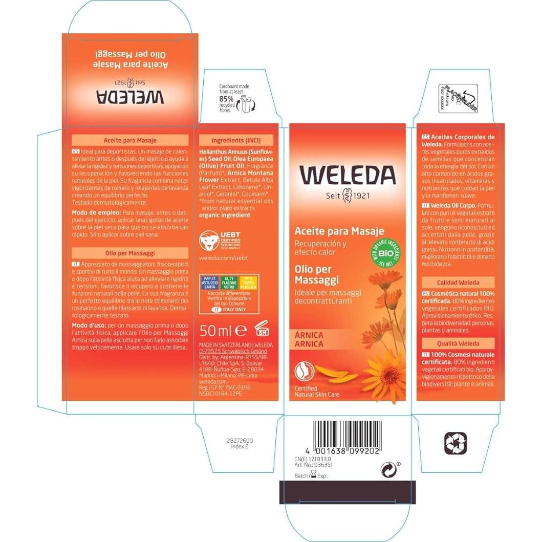 Weleda Aceite para Masaje con Árnica 50ml