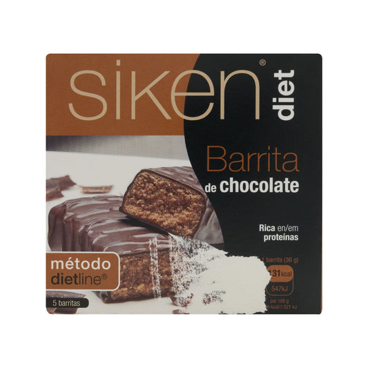 Siken Diet Barrita de Chocolate 5uds