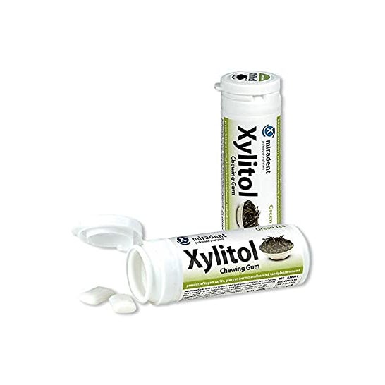 Miradent Xylitol Chicle Té Verde 30g