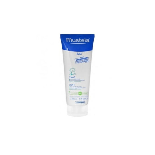 Mustela Gel de Limpieza 2 en 1 Cabello y Cuerpo 200 Ml
