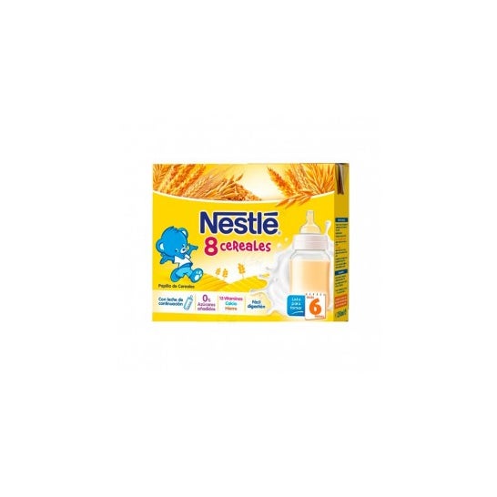 Nestle 8 Cereal Brick Listo Para Tomar 2x250ml