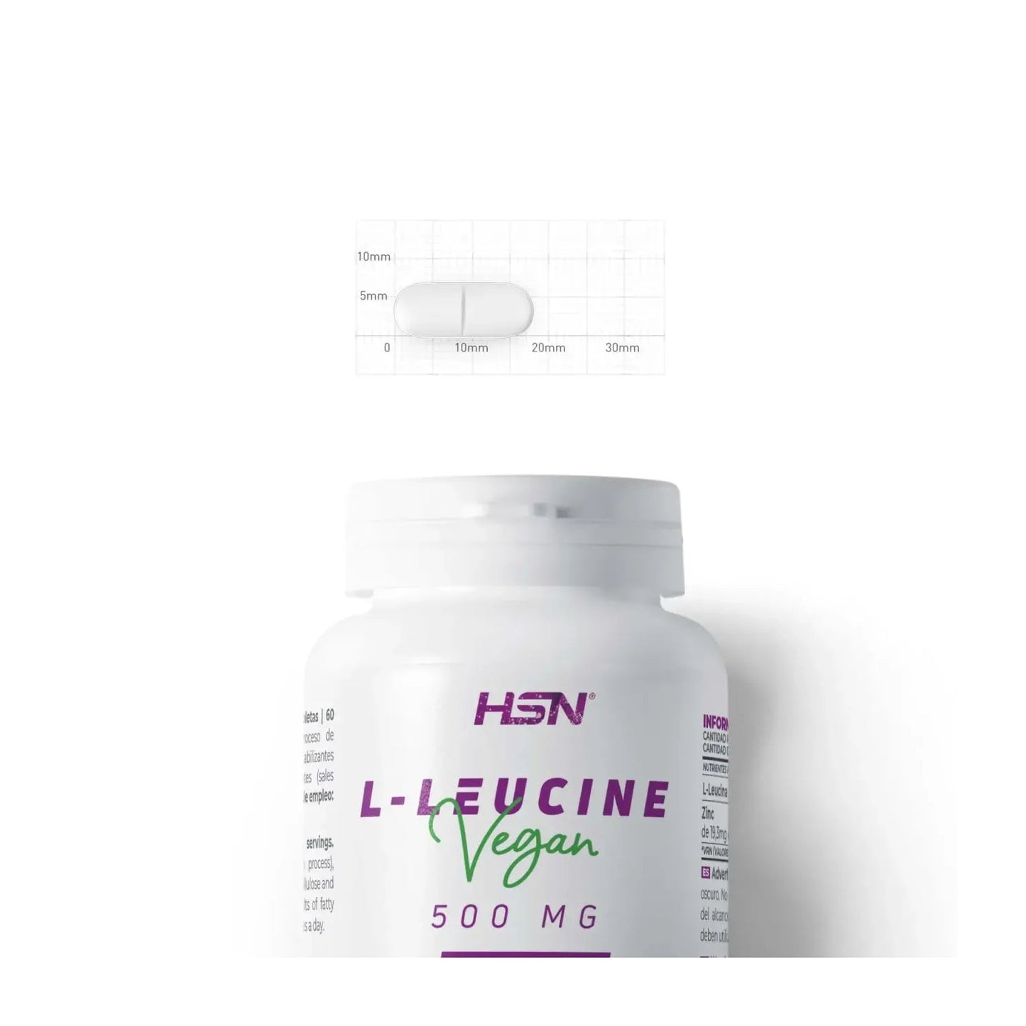 HSN L-Leucina 500mg 120comp