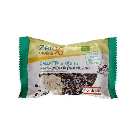Fior di Loto Zero % Glutine Galletas Arroz Chocolate 33 g