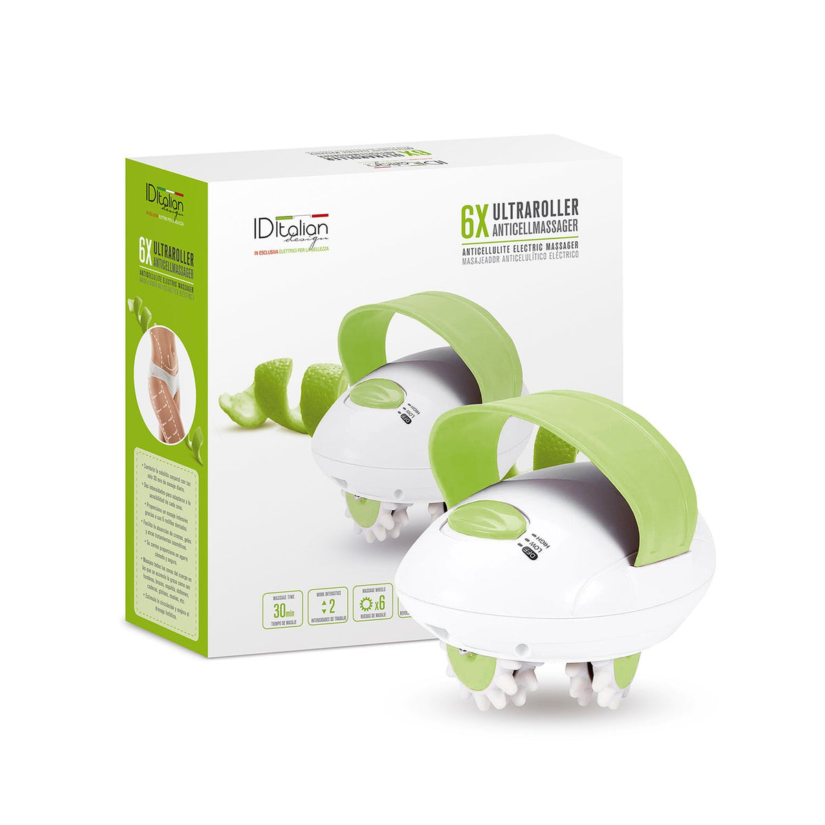 Italian Design 6 X Ultraroller Anticellmassager