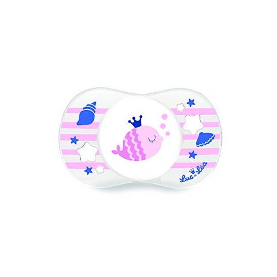 Luc et Léa Marin Chupete de silicona simétrico 0-6M 1ut