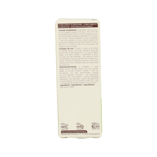 Pranarôm Aceite Esencial de Pimienta Negra 5ml