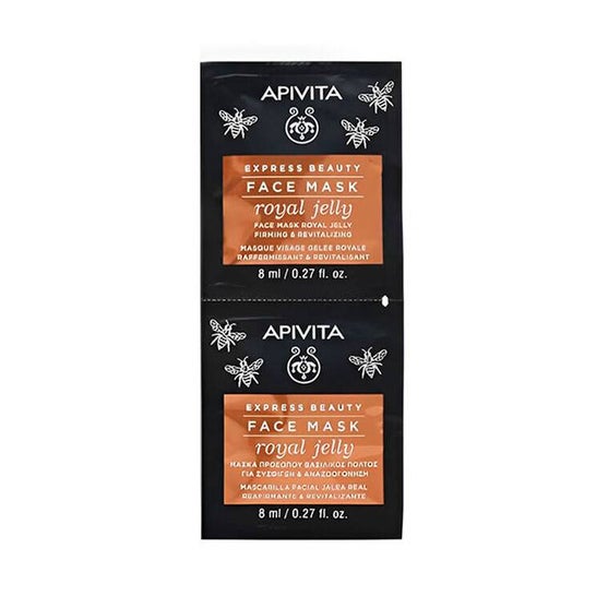 Apivita Mascarilla Facial Jalea Real 2 X8 ml