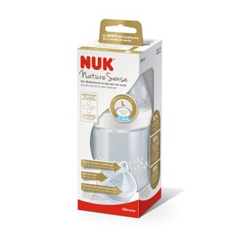 Nuk Biberón Nature Sense PP 6-18 L Silicona 260 Ml