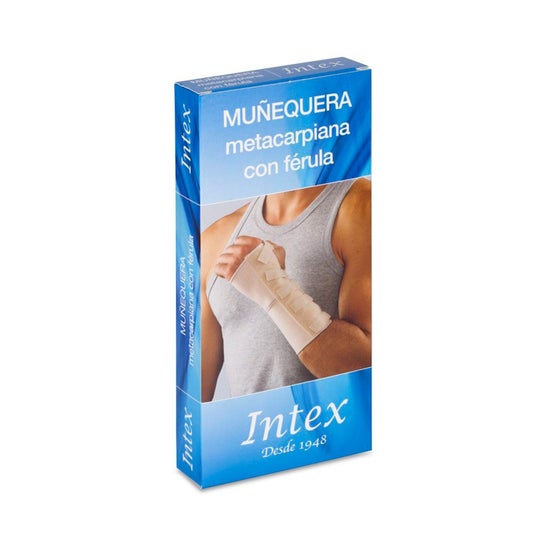 Intex muñequera metacarpiana férula derecha beige T-M