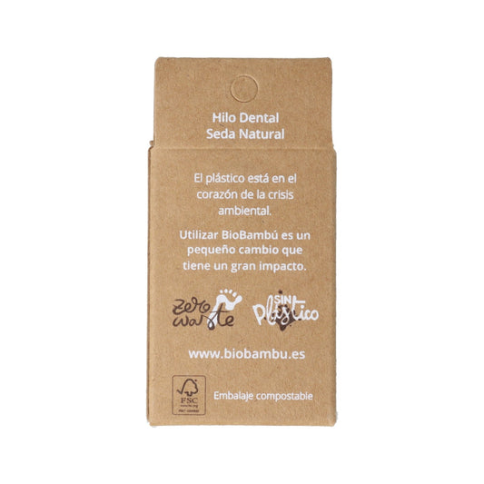 Biobambú Recambios Hilo Dental de Seda Natural 2x30m
