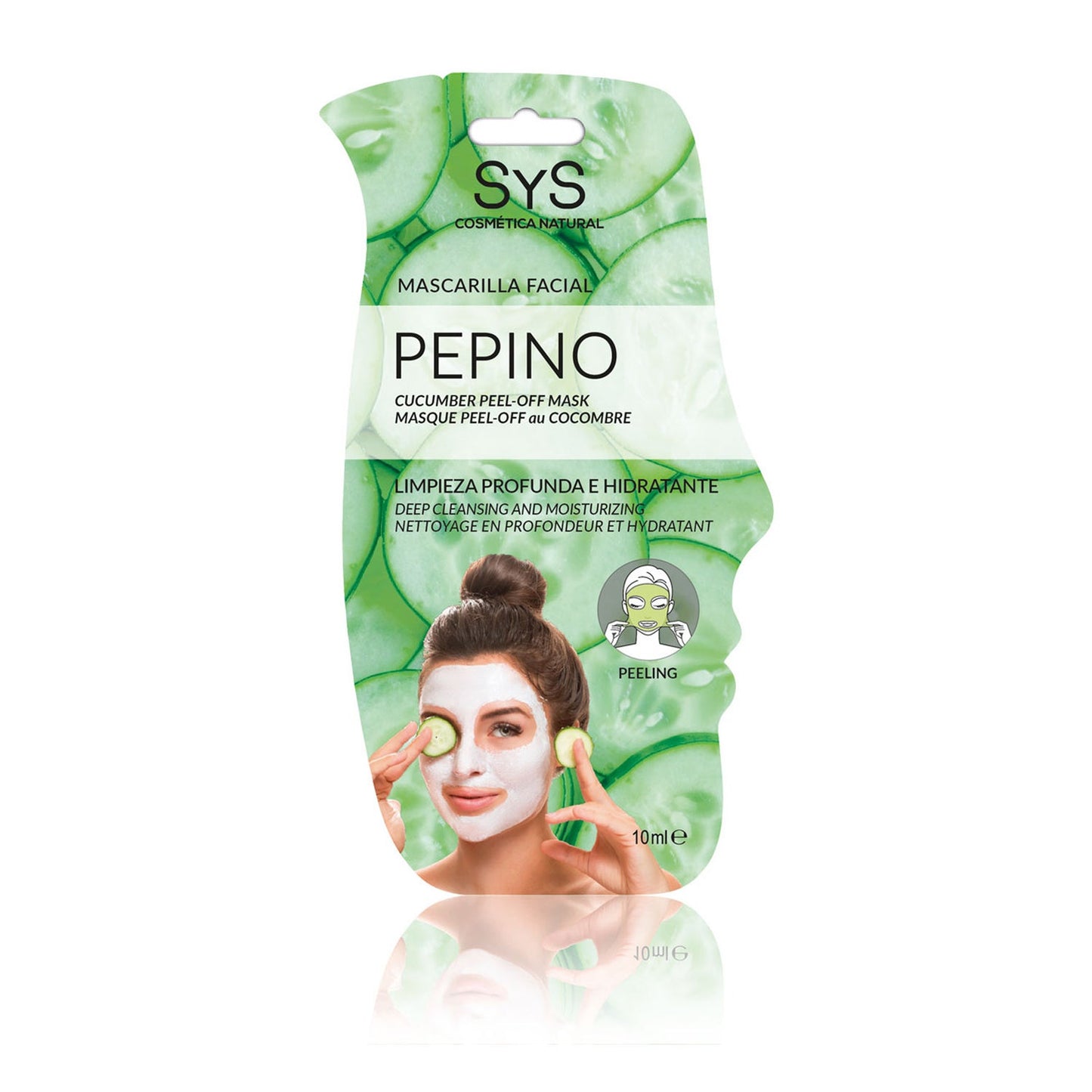 SYS Mascarilla Facial Pepino Limpieza Profunda e Hidratante 10ml