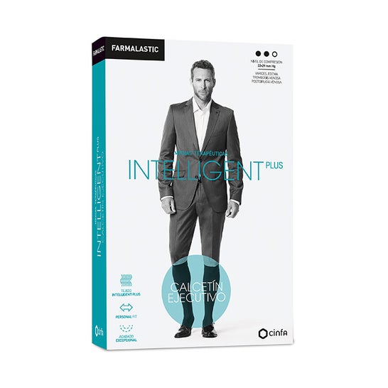 Farmalastic Novum Calcetin Caballero Intelligent Plus Negro T-1