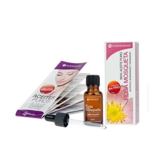 Flor De Mayo Aceite Puro 100% Rosa Mosqueta 20ml