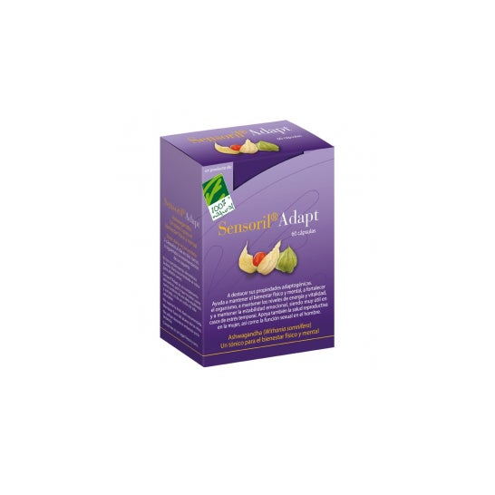 100% Natural Sensoril Adapt Tónico 60 Perlas
