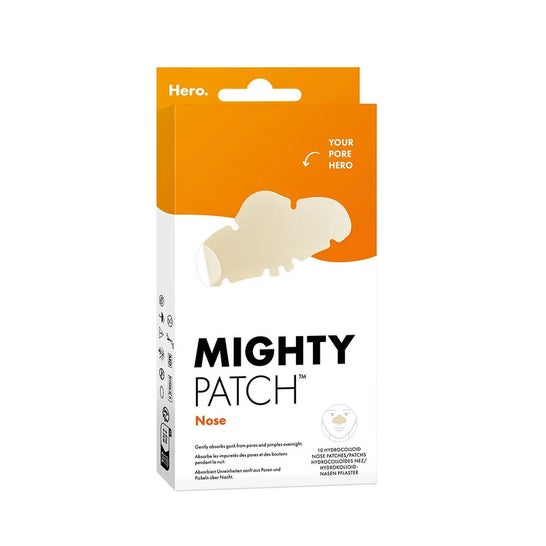 Hero Mighty Patch Parches Especiales Nariz Superficie 10 uds