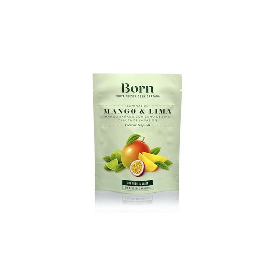 Born Mango y Lima Laminas Deshidratadas 40g