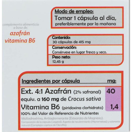Pinisan Azafrán Más Ánimo 30caps