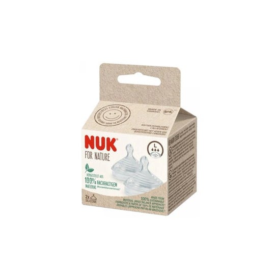 Nuk for Nature Tetina Silicona Talla L 2uds