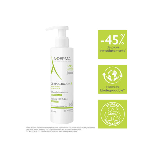 A-Derma Dermalibour + CICA Gel Espumoso 200ml