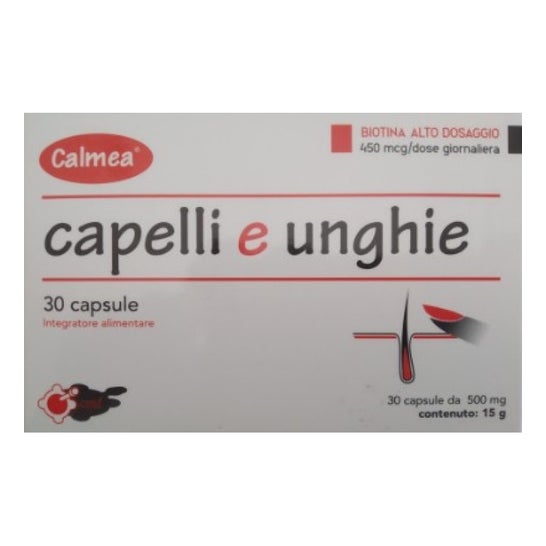 Calmea Cabello y Uñas 500 mg 30 caps