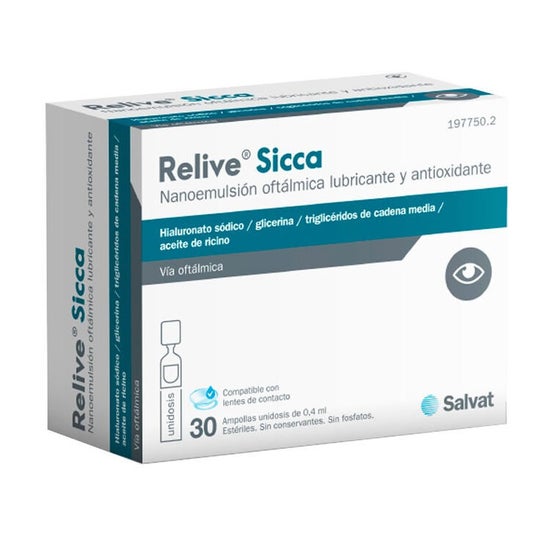 Relive Sicca Nanoemulsión Oftalmológica 30uds