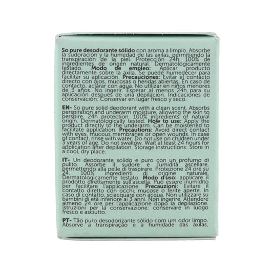 Banbu So Pure Desodorante Sólido Natural 50g