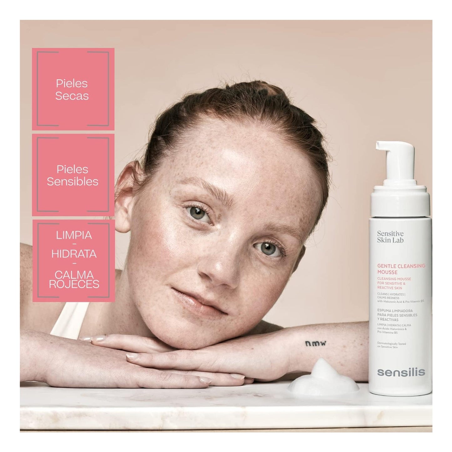 Sensilis Gentle Cleansing Mousse Espuma Limpiadora Pieles Sensible y Reactivas 200ml