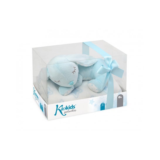 Kiokids Set Manta + Peluche Azul