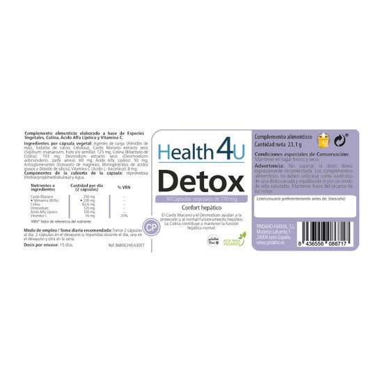 H4 U Detox 30 vcaps