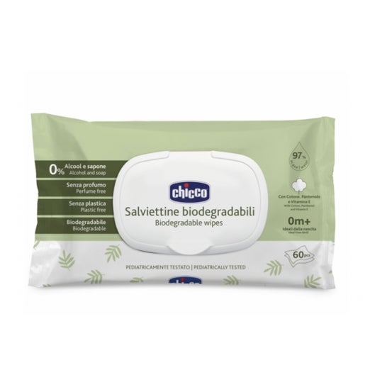 Chicco Toallitas Biodegradables 60 uds