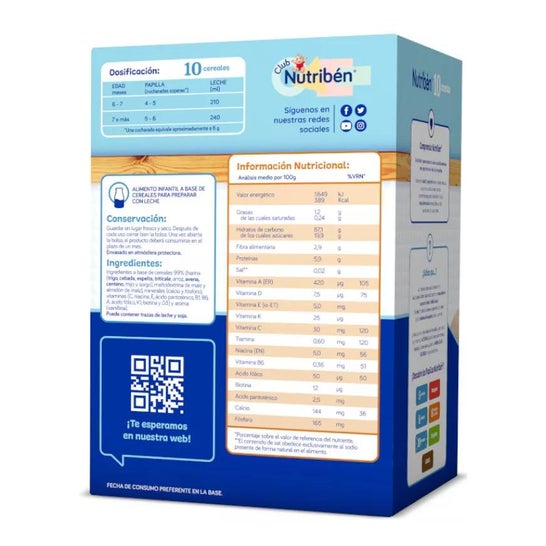 Nutriben 10 Cereales 600 g