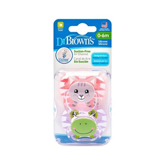 Dr Browns Chupete Sil.prevent Classic Infantil 0-6m T1