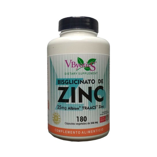 Vbyotics Bisglicinato de Zinc 25 mg 180 comp