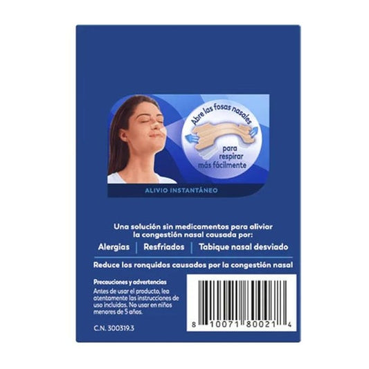 Breathe Right® Tiras Nasales Grandes 30uds