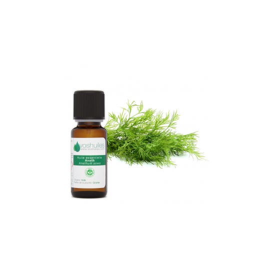 Voshuiles Aceite Esencial de Eneldo (Anethum Sowa) 10 ml