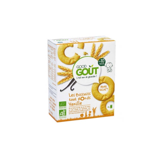 Galleta redonda Goodgout Vainilla 80G