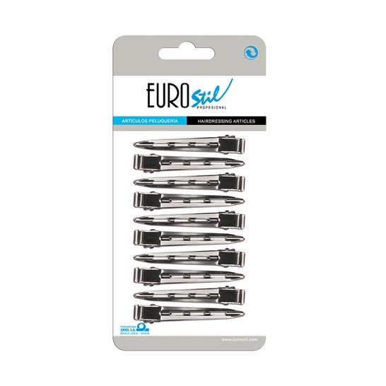 Eurostil Kit Pinzas Metal 10 uds